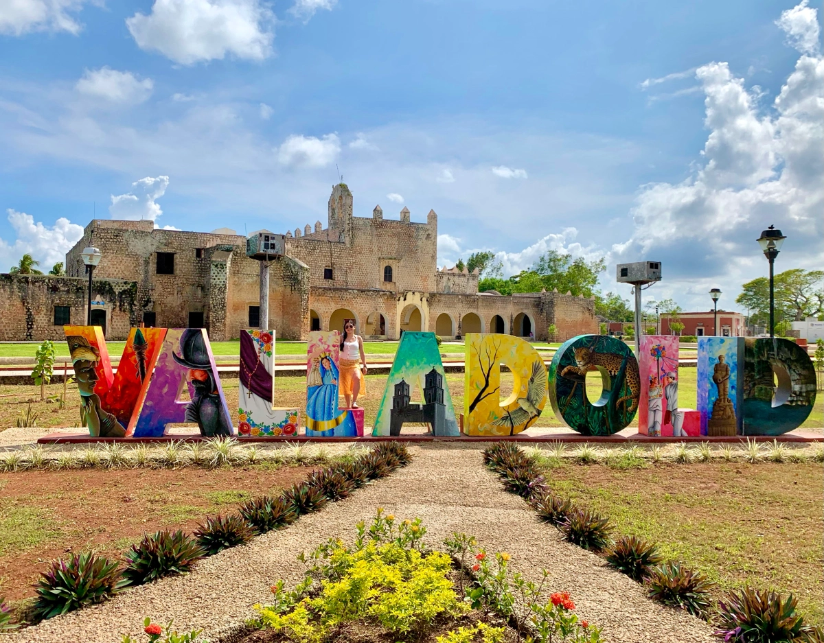 color letter Valladolid Yucatan magical town