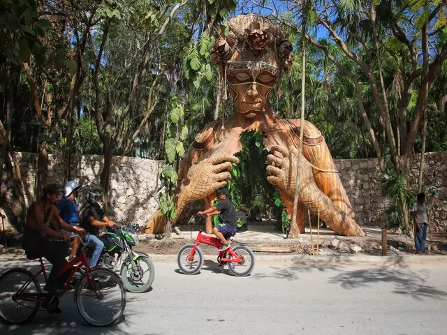 Sculpture Come to the Light Tulum Magical Town