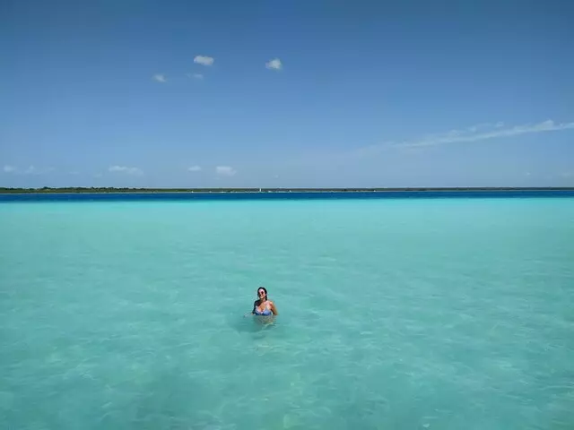 Swimming in the Lagoon of the Seven Colors