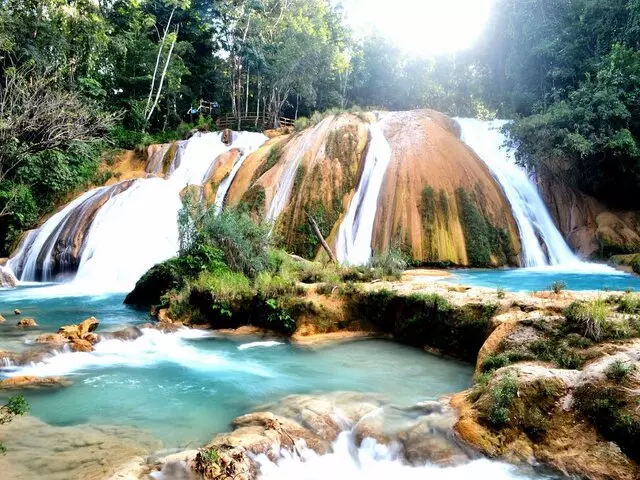 Agua Azul waterfalls in Palenque