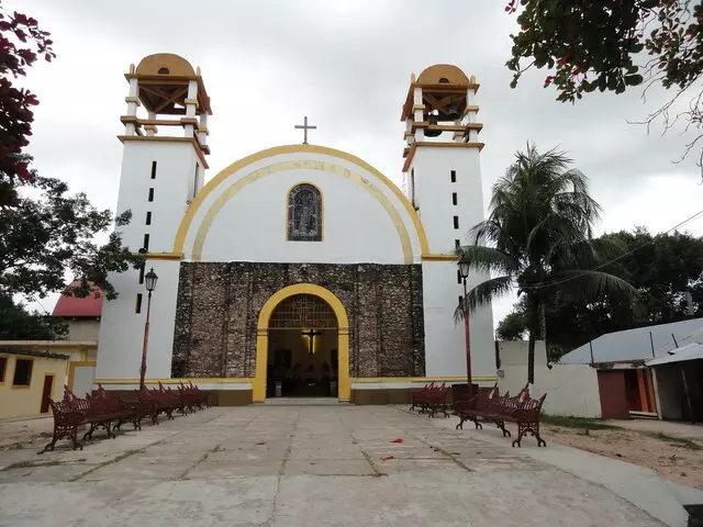 Santo Domingo de Guzmán Parish in Palenque Pueblo Mágico